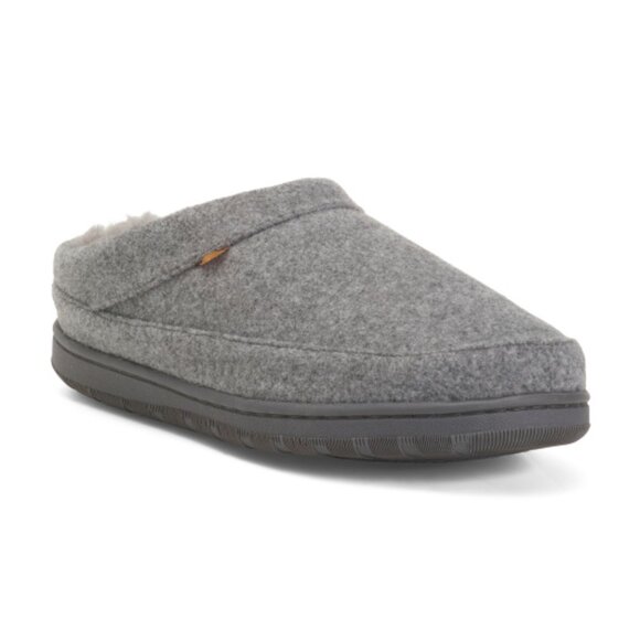 NEW LAMO Men's Wool Julian Clog Slippers in gray 1125 2m1 - Picture 9 of 10
